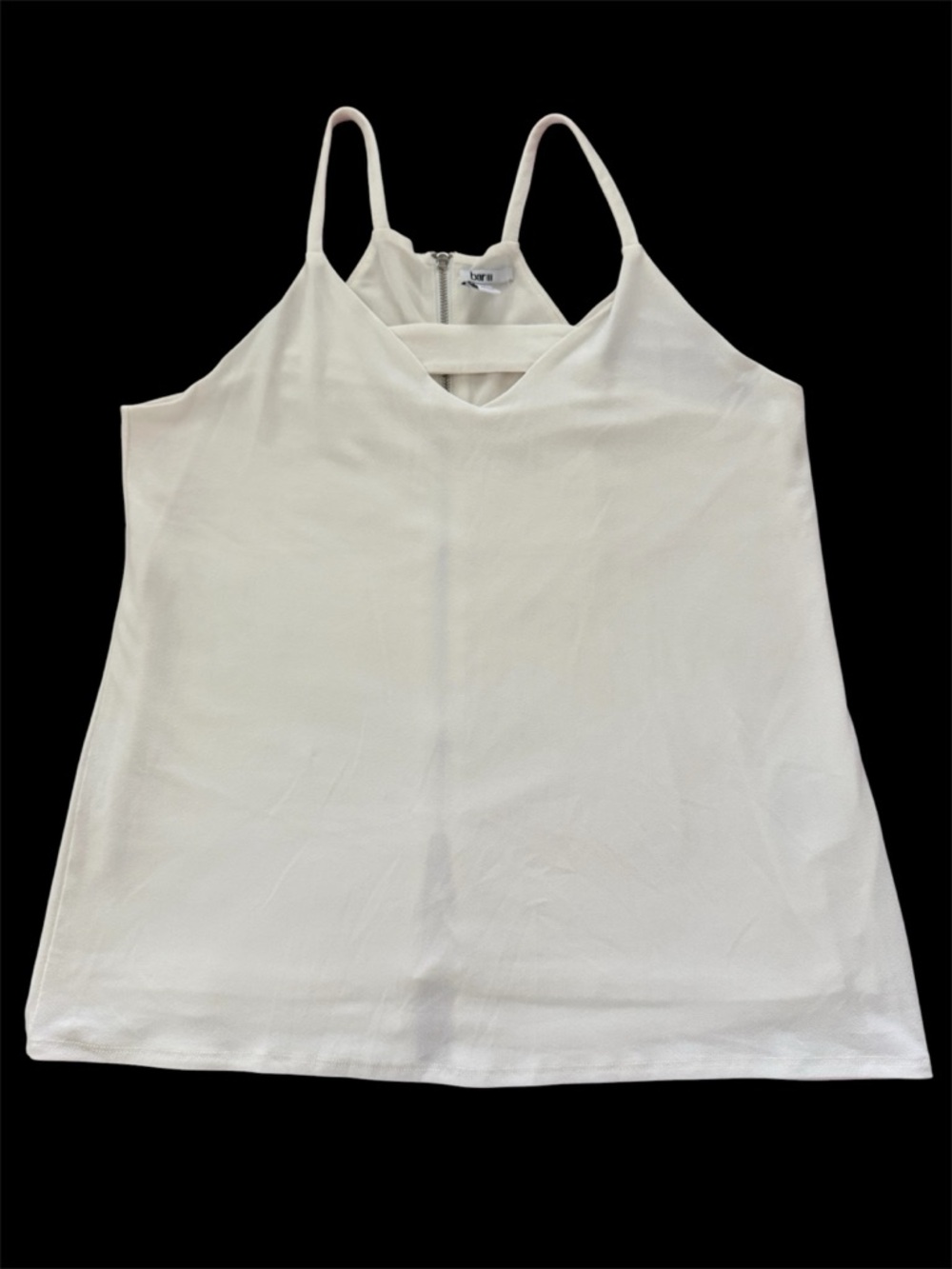 Cream Strappy V-Neck Top